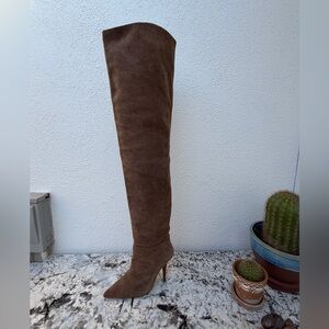 YEEZY season 7 thigh high boots